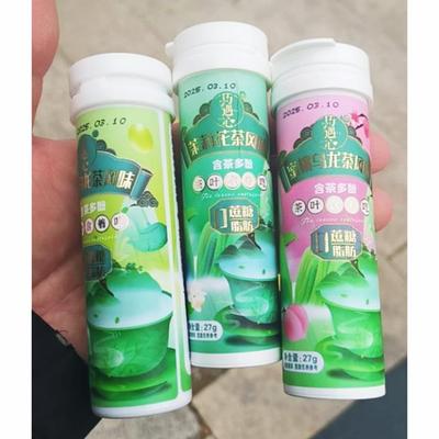 巧遇心真茶鲜萃草本 茶含片清润清香清新口气糖蜜桃乌龙糖果零食