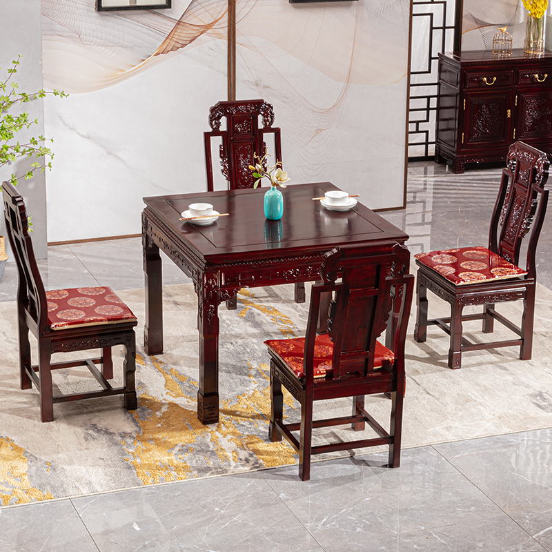 八仙桌饭桌正方形中式四方桌