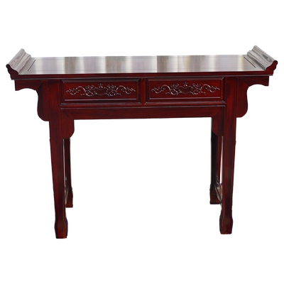 供桌条案九鱼福酸枝木实木神台