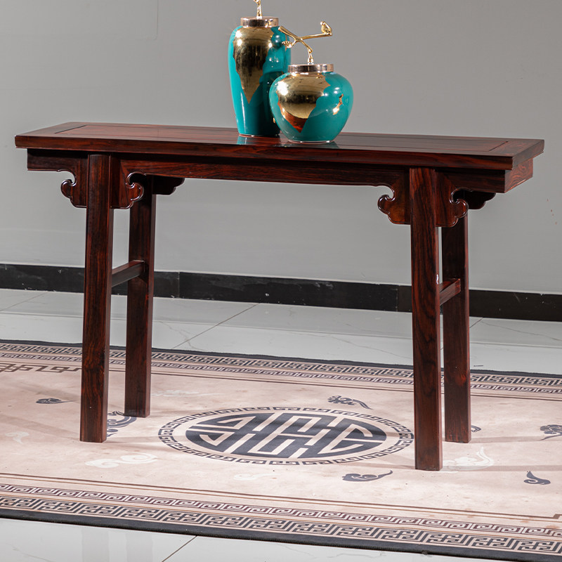 黑酸枝木条案新中式供桌佛台