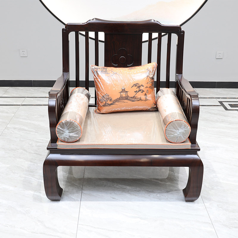 红木家具柬埔寨酸枝木明式沙发新中式简约客厅小户型沙发组合