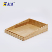 上谦松木中式 陈设 糕点盘西饼蛋糕面包房烘焙展柜中岛柜陈列软装