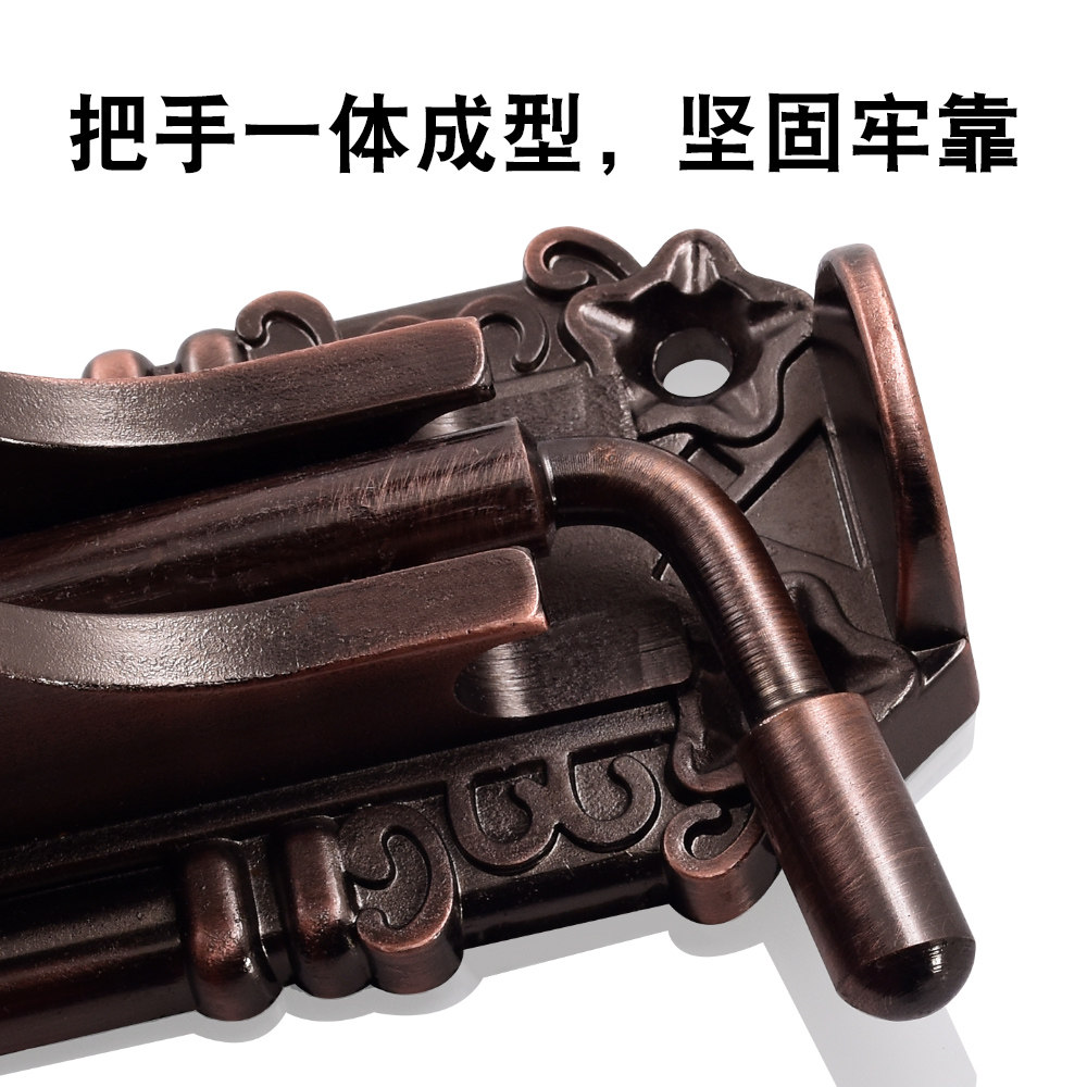 欧式大门落地铝合金插销带板地插门栓门闩不锈钢大门插销中式插销