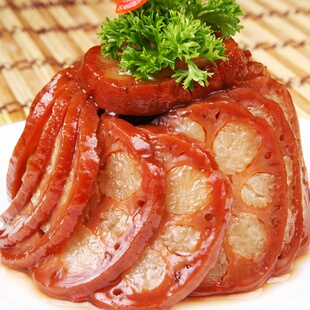 桂花糯米藕400克-500克蜜汁香糯莲藕熟甜糖藕即食年夜饭团圆莲菜