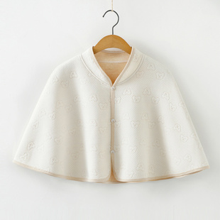 月子披肩护肩坎肩产妇产后保暖斗篷纯棉哺乳喂奶睡觉肩膀孕妇秋冬