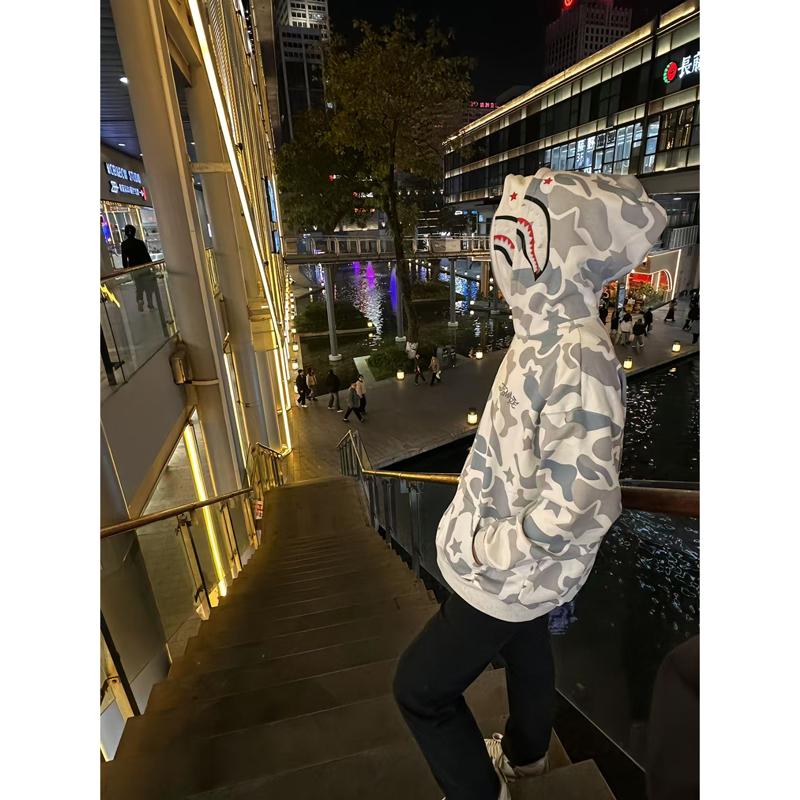 开衫连帽卫衣男女情侣款春秋季