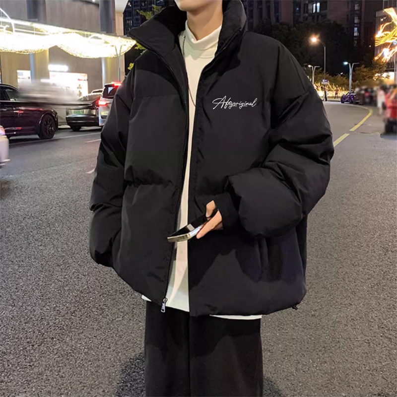 秋冬季潮男穿搭棉衣面包棉服