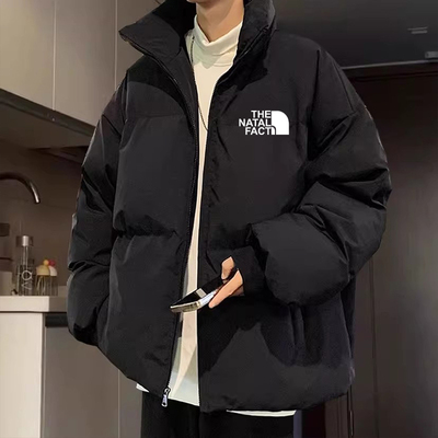 加绒加厚秋冬潮男穿搭棉衣服