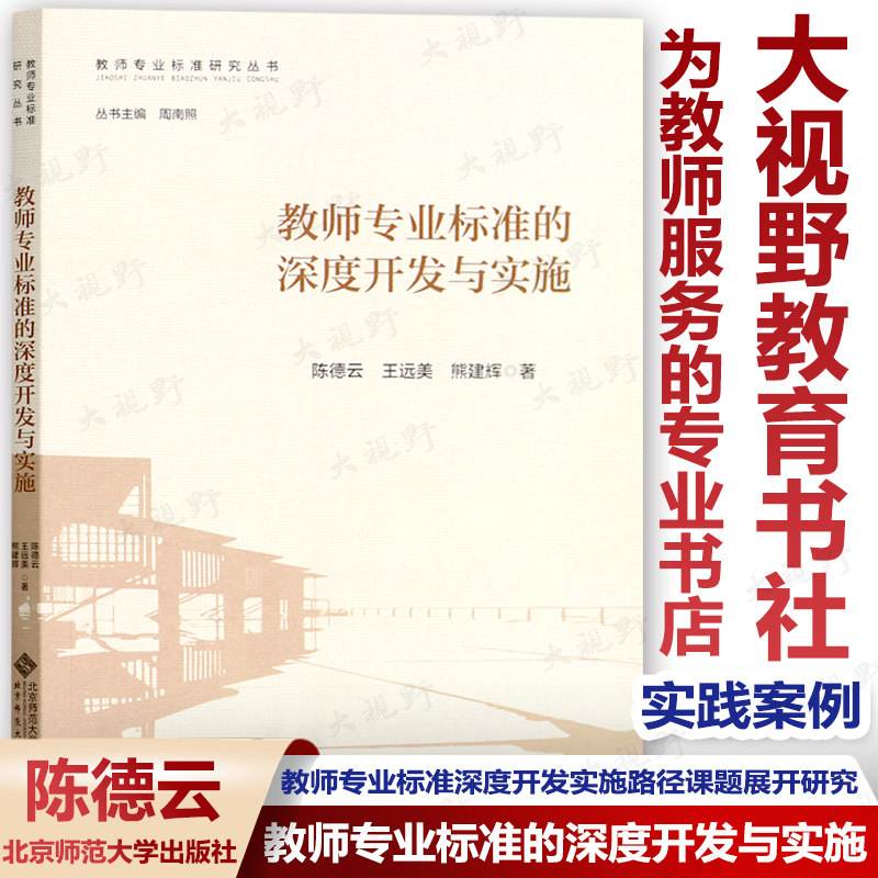 教师专业标准的深度开发与实施 教师专业标准研究丛书 陈德云 对国内