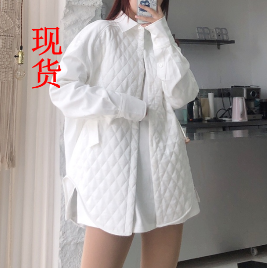 白光设计感小众上衣夹棉