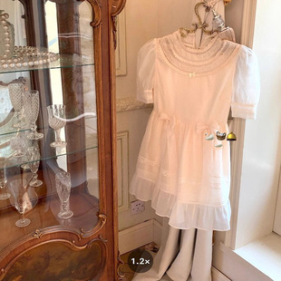 Kei系列 紗與少女 Hime 重工Doll感古董蕾絲拼接娃娃裙