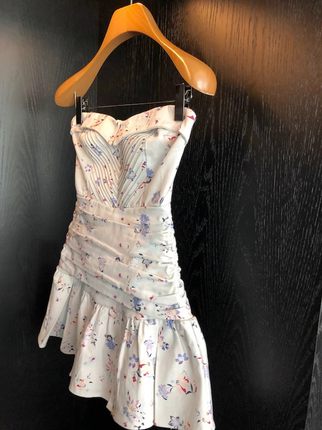 花昭 夏日雾岛抹胸裙春夏小个子连衣裙短款小众设计感