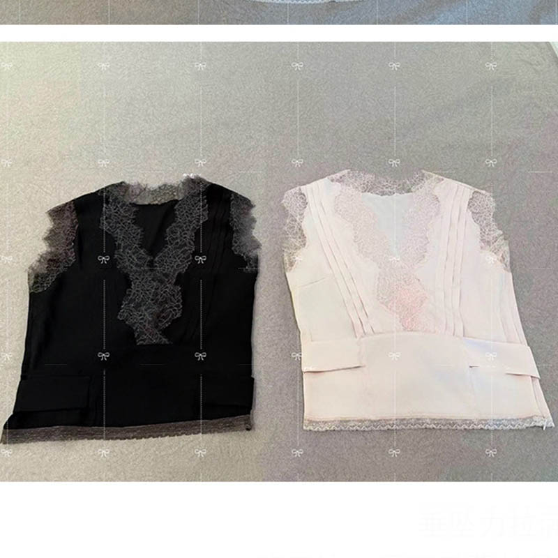 连衣裙女后背绑带收腰短款背心图片