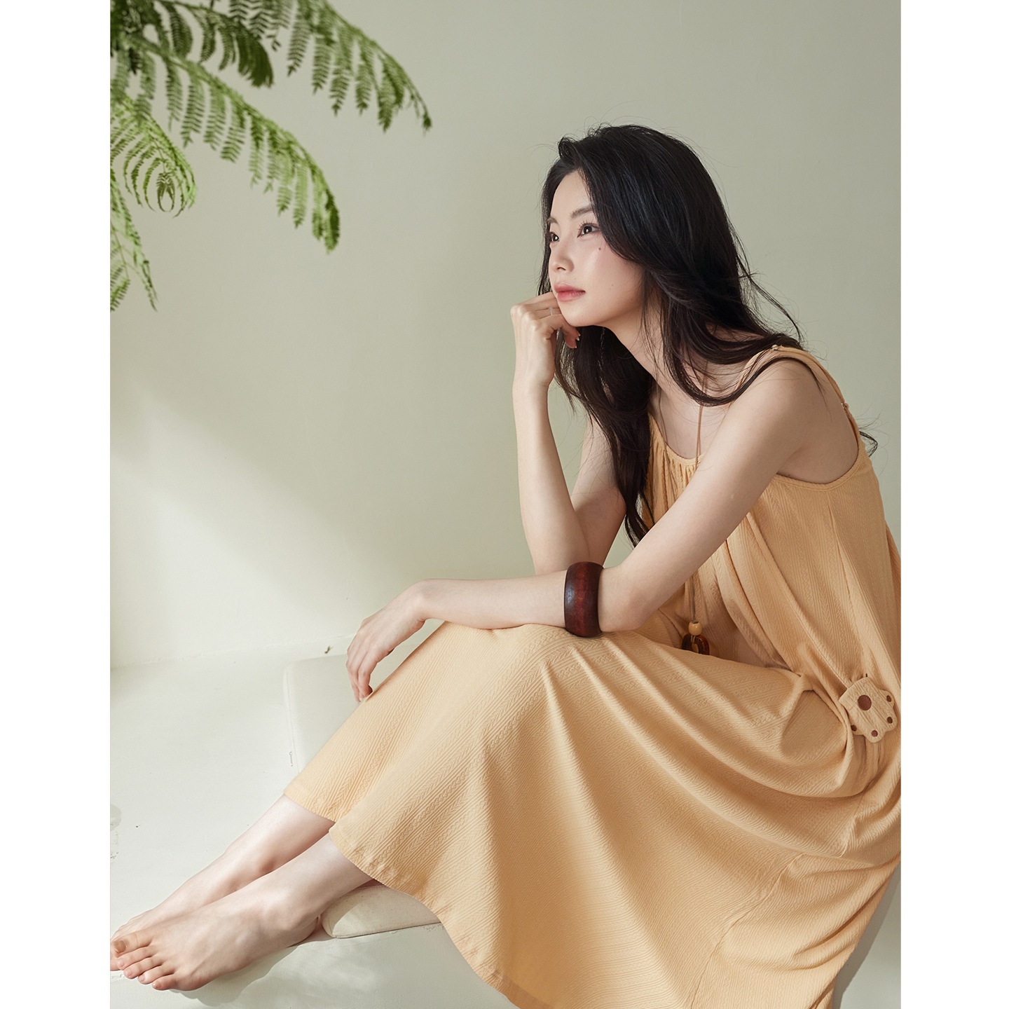 2026夏季新品拉架棉【带胸垫】睡裙女家居服睡衣小熊吊带裙睡衣