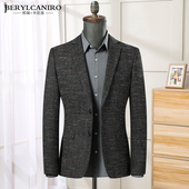 英伦复古潮流小西服男修身 男士 单件上衣 新款 韩版 休闲西装 外套秋季