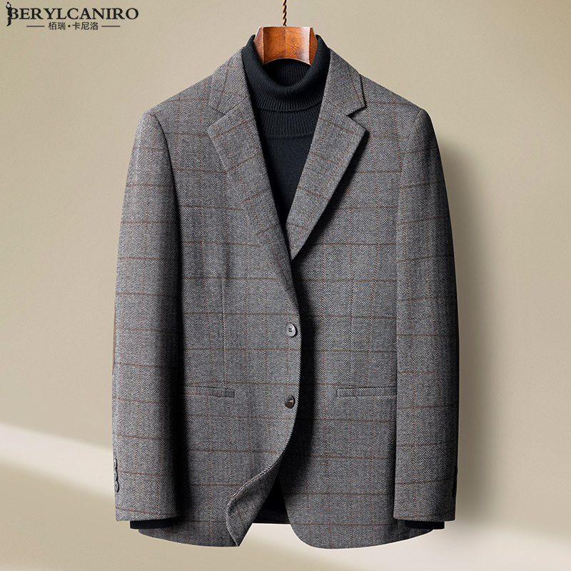 2025秋冬新款男士休闲复古西服