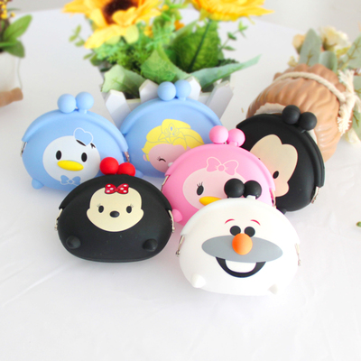 3D硅胶零钱包卡通可爱 迷你糖果色钱包 果冻包情侣钥匙包硬币包