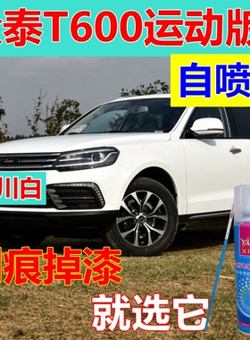 众泰t600coupe运动版原装自喷漆汽车白色补漆笔修复车漆金黑油漆