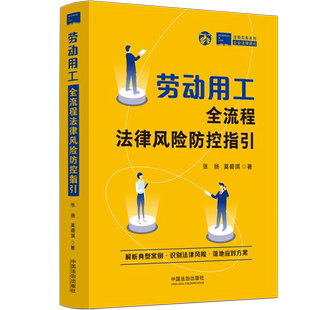 正版2025新书 劳动用工全流程法律风险防控指引 张扬 莫碧琪 著 中国法治出版社 9787521654691