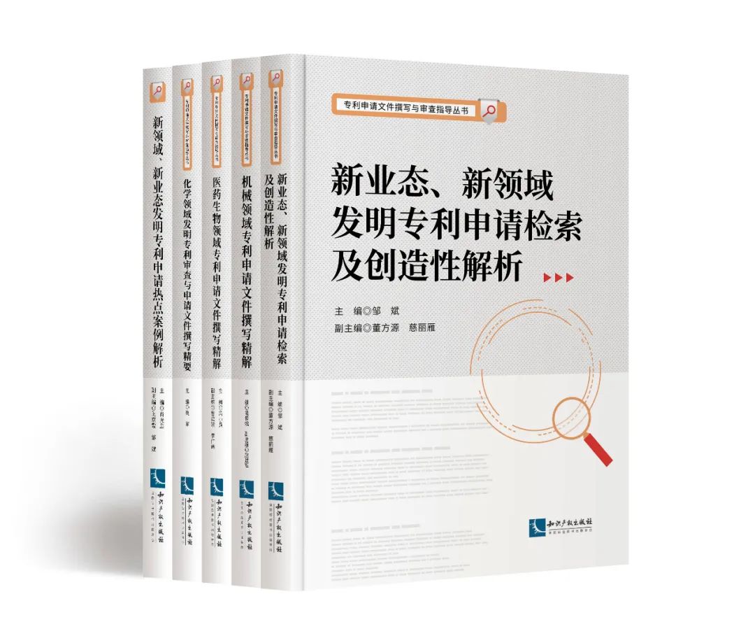 5本套 专利申请文件撰写与审查指导丛书 化学领域发明专利申请的审查与申请