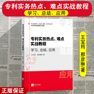 难点实战教程 王宝筠 那彦琳著 正版 知识产权出版 专利实务热点 专利实务提升技能必备 社9787513099981 2025新