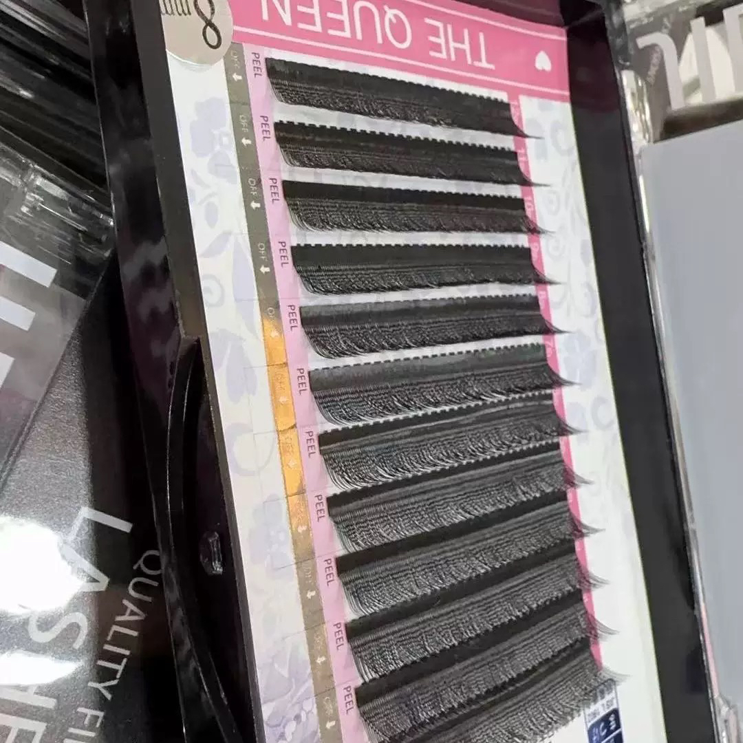 0.03yy睫毛嫁接Y型编织美睫店专用一秒开花漫画超细软水貂毛种植