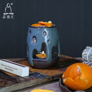 品瓷汇陶瓷香薰炉可干烧室内家用