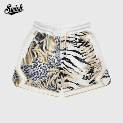 SWISH丛林拼接美式夏季篮球短裤