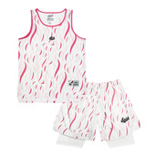 SWISH 复古窄肩篮运动速干 IN柳叶篮球队团队篮球服美式 THE BALL