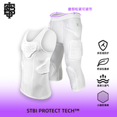 THE 背心套装 BALL STBI SWISH 训练篮球橄榄紧身裤 防撞七分裤