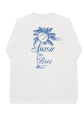 SWISH THE BALL IN椰子球美式篮球训练速干长袖投篮服运动宽松男