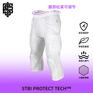 STBI 防撞七分裤 SWISH 背心套装 BALL 训练篮球橄榄紧身裤 THE