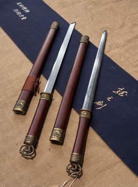 正品龙泉宝剑厂龙之剑于火老师唐横刀全铜长剑硬剑未开刃