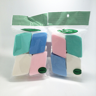 菱形粉扑化妆海绵美妆工具细腻柔软干湿两用BB霜粉底化妆气垫粉扑