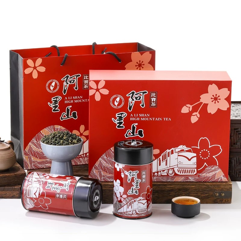 尚轩 原装进口 台湾高山茶 阿里山茶礼盒装300g 比赛茶新茶乌龙茶