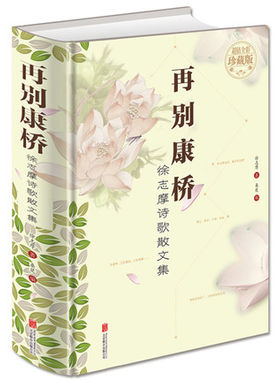 徐志摩诗歌散文集 再别康桥 国学大师徐志摩散文诗集作品集大全集文集诗歌诗词文学小说 现当代文学的典范之作 畅销书籍