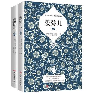 正版 上下全2册爱弥尔西方百年学术经典 卢梭 爱弥儿 卢梭论述资产阶级教育著作世界文学名著儿童教育书籍