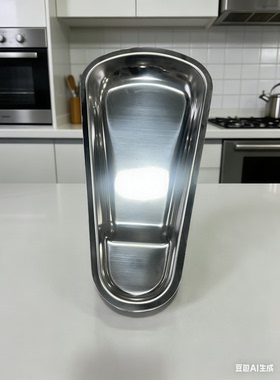 A263-扇形加厚长18厘米多功能自助餐小吃盘托盘家用一个