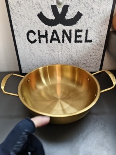 A132 外贸钛金食品级不锈钢干锅锅仔拉面锅