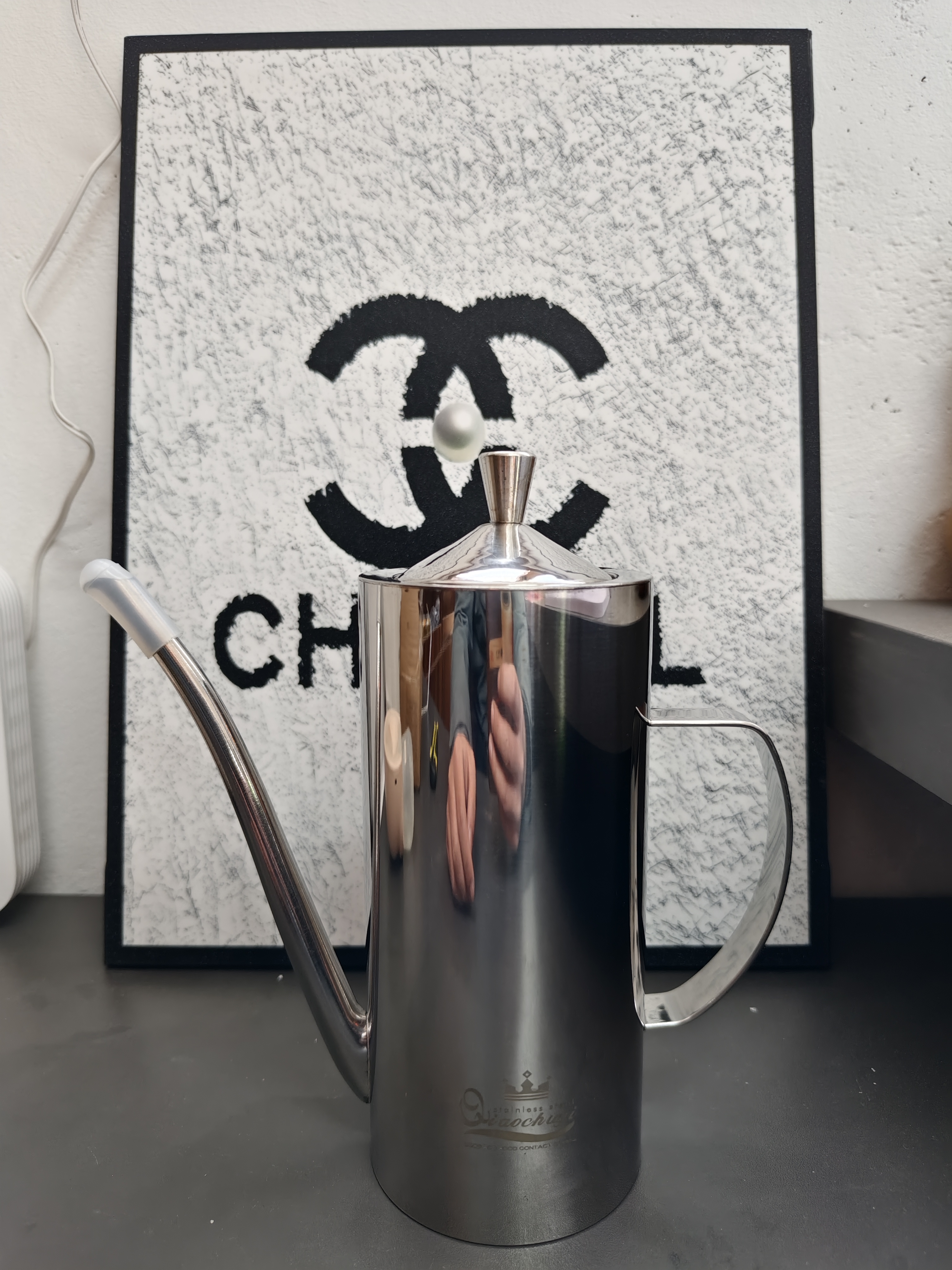 A142-尾货微瑕不锈钢小油壶700ml