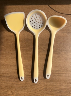 A264 尾货清仓英匠硅胶汤勺漏勺炒菜铲三件套