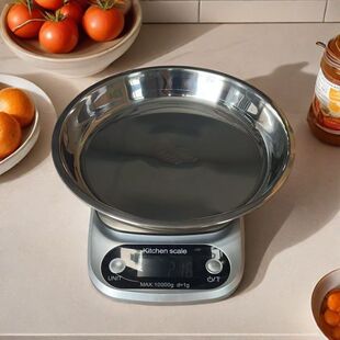 10不锈钢托盘加厚蛋糕装 菜盘子凉皮圆盘家用发2个 迈宝赫圆形 A96