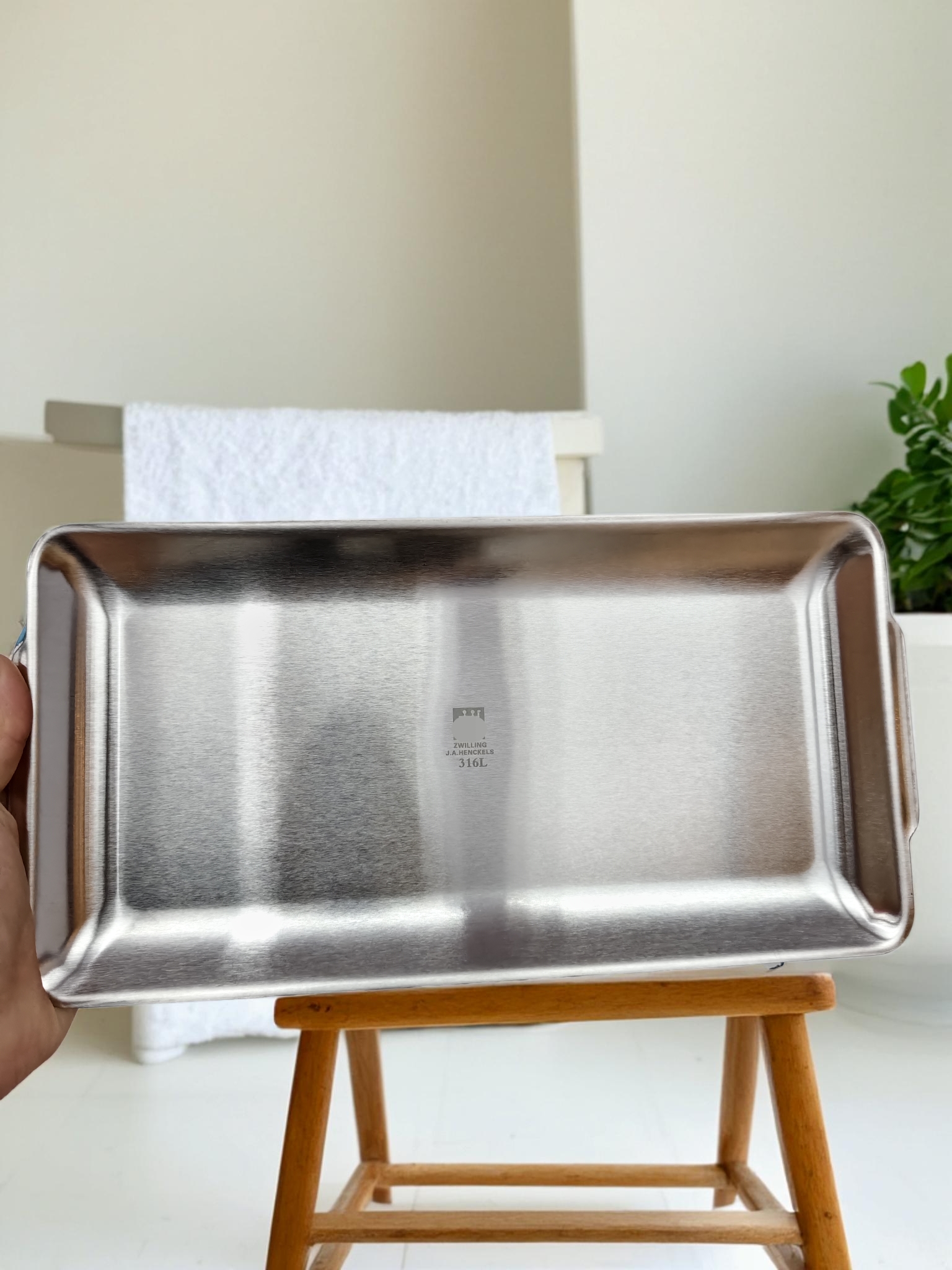 C10-出口韩式316L不锈钢托盘烤盘蒸盘家用收纳盘子零食盘水果盘子