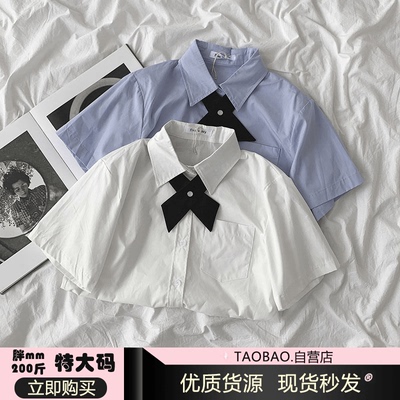 胖M大码衬衫百搭女2023年