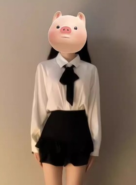 胖MM200斤特大码设计感小众白色衬衫女面试职业通勤气质长袖衬衣