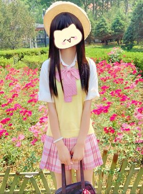 胖MM大码日系jk制服套装校供黄色背心针织衫学院糖果JK裙衬衫一套