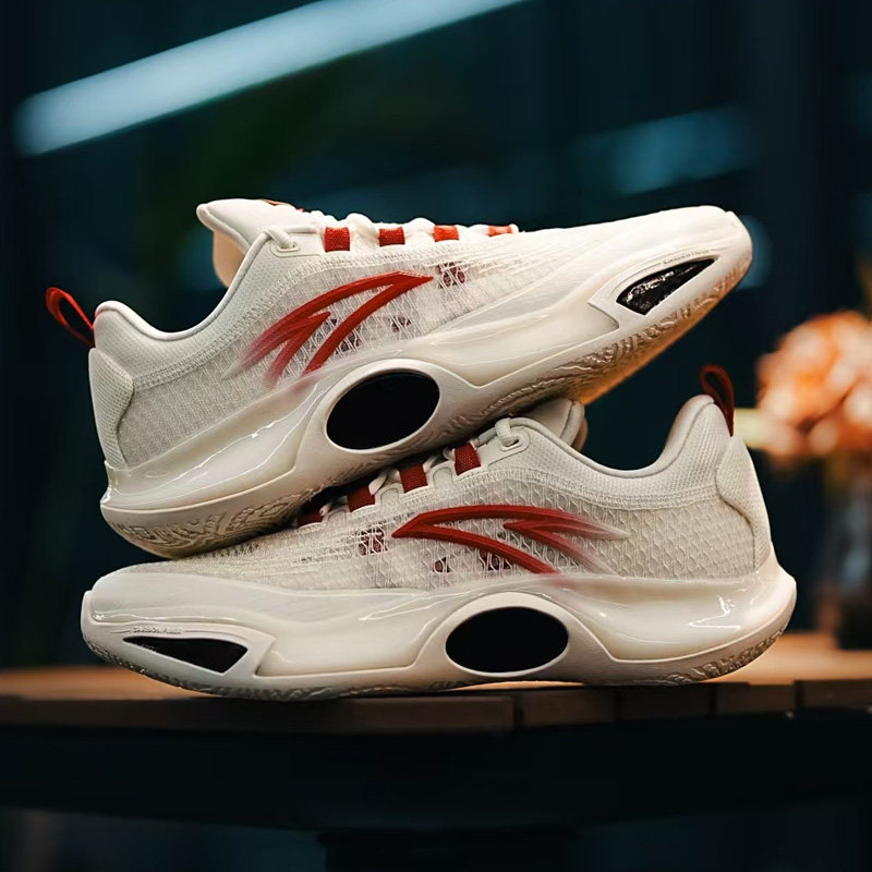 安踏锋芒2篮球鞋丨氮科技防滑透气梭织网面运动篮球鞋112531604Q