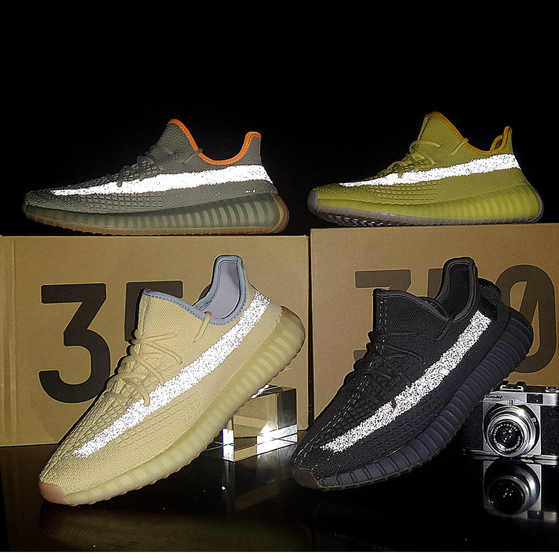 夏季yeezy椰子运动鞋男女银河系侧透满天星跑步鞋真爆莆田休闲鞋