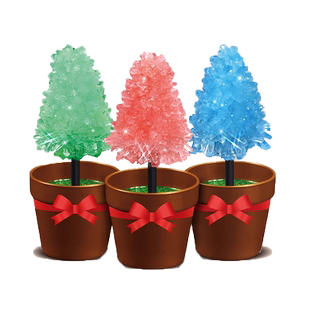 儿童趣味种植科学实验手工diy生长水晶花3-6岁魔法圣诞树益智玩具