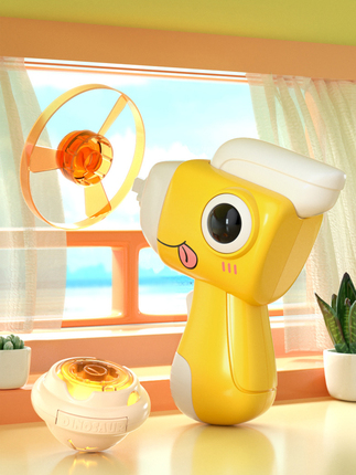 Cartoon Dinosaur Gyro Luminous Flying Saucer Bamboo Dragonfly Rotating Launch Gyro Gun Flying Disc with Light Boys and Girls Toys